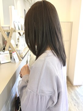 ジュエ ヘアー デザイン(Jue hair design) ハッシュカット×ネモフィラブラウン／知立市/３０代／レイヤー