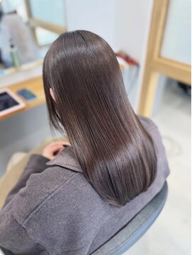 ロイ(ROI) 質感再生カラーエステ×赤みを抑えたアッシュブラウン