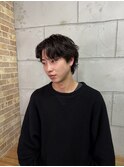 メンズパーマ　フェザーパーマ　高宮平尾大橋