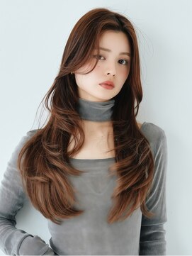 ジーナエス 札幌(Zina S) 髪質改善*ミルクブラウン*韓国風レイヤー*美髪*Zina S札幌