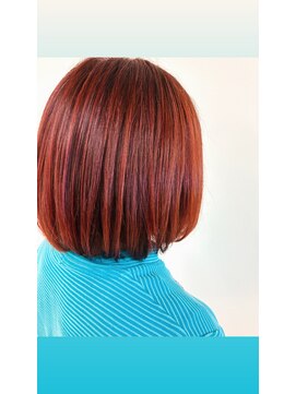 コアフィールドマサコ 小松島店(COIFFURE de MASAKO) ボブ×赤髪☆