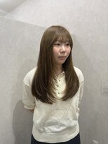 シェミール(CHEMIR)&nbsp;オリーブベージュ×レイヤー【ダブルカラー/髪質改善】