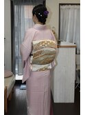 訪問着お着付け＆ヘアセット