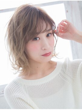 フェティッシュ(fetish) ハイトーンウェーブミディ