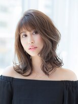 ヴァンカウンシル 伊勢佐木町店(VAN COUNCIL)&nbsp;〈VANCOUNCIL〉小顔カットくびれミディアム×ダークアッシュ