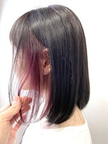 リジョイスヘア エン(REJOICE hair EN)&nbsp;【REJOICE hair EN】ベリーピンク×スモークアッシュ　担当AKIRA