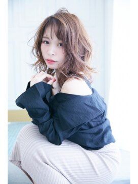 フィガロ ミリー 北生駒店(Figaro Mily) 【figaro】大人っぽい☆ミディアムウェーブ☆