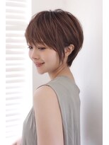 ミチオ ノザワ ヘアサロン ギンザ(Michio Nozawa HAIR SALON Ginza)&nbsp;小顔大人ショート×艶髪ブラウン【瀧上丈司】