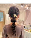 20代30代40代似合う小顔魅せヘアアレンジ♪二次会ブライダル花嫁