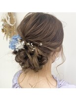 マージュ ギンザ(marju GINZA) ブライダルヘア ゆるめシニョン