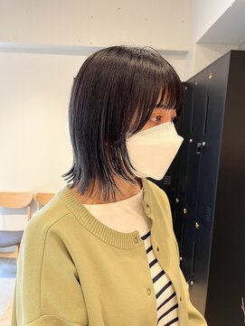 ホーム(HOME) プツッとボブ × ブルーブラック