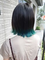 シャムオーツー 国分寺(CHAM:O2)&nbsp;外ハネボブ/セクションカラー/ボブ/切りっぱなし/裾カラー