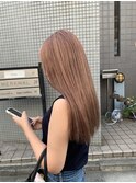表参道roijir ロングハイトーン×ピンクベージュ