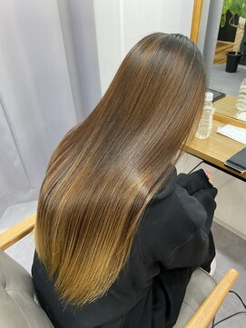 イニット 奈良新大宮(init.) 20代 30代 40代 髪質改善 ニュアンスカラー ミルクティーカラー