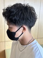 ニアウ 伊勢崎連取店(Niau)&nbsp;メンズマッシュフェードパーマツイストスパイラルパーマ