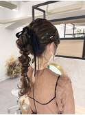 ポニーテールアレンジ