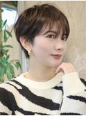 大人マッシュショート／丸みショート／イメチェン／30代40代50代