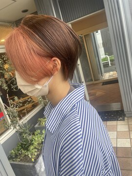 ヘアメイク アース 秋田仁井田店(HAIR & MAKE EARTH) フェイスフレーミング　ショートヘア