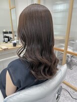  ジーナ 大阪茨木(Zina) チョコレートカラーの艶巻き髪