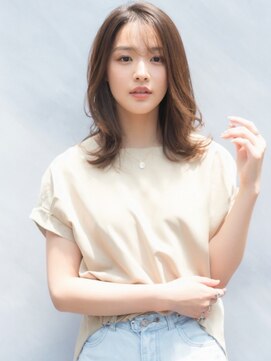 ブロッサム 保谷(Blossom) 【艶感★シースルーバング】韓国 大人可愛いウェーブ巻き髪