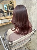 カシスレッド【カット+Wカラー+トリートメント13800円】