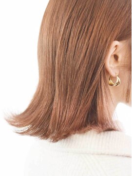 アテム 上安店(Atem) 骨格矯正カット×透明感カラーナチュラルブラウン