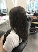 グレージュハイライト