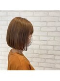 ベージュミルクティーベージュシースルーカラー大人可愛い