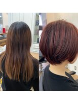 アメリ(Ameri)&nbsp;-Ameri-藤川☆ショートボブ【浜町/ショート/髪質改善】