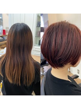 アメリ(Ameri) -Ameri-藤川☆ショートボブ【浜町/ショート/髪質改善】