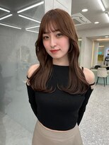 ロンド マーレ 天神大名店(Lond mare) イメチェン/チェリーブラウン/フェミニン/ダークアッシュ/束感