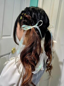 マティーナ ヘアー 池袋(Matina hair) 【ハートアレンジ×ツインテール】20代30代40代50代