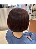 自然の力で優しい艶ピンクブラウン
