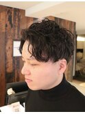 メンズヘア 大人のスパイラルパーマ