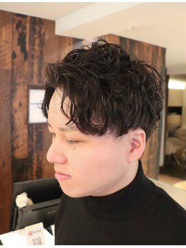 カズ 中津店(KAZU) メンズヘア 大人のスパイラルパーマ