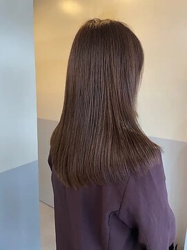 バショ(ba sho) グレージュカラー/艶髪/暗髪