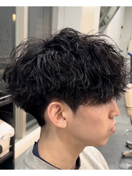 バース バイ ハピネス(BIRTH by happiness) 波巻きパーマメンズパーママッシュ