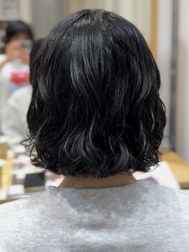 アピッシュ(apish 並木通り) 緩めボブパーマ