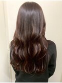 艶髪 ウェーブヘア イルミナカラー 韓国風ヘア ココアベージュ