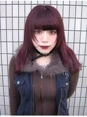 姫カットレイヤー/ボルドー/チェリーレッド「宇都宮/ブリーチ」