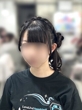 アイビー 新宿(IVY) 編みカチュ片くらげヘア