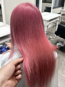 アフィナー(Afinar) エフェクトブリーチ◎コーラルピンク【横浜/横浜駅】