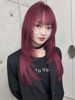 キオクエコ(KIOX eko) ハイトーン/デザインカラー/レイヤーカット/ハッシュカット