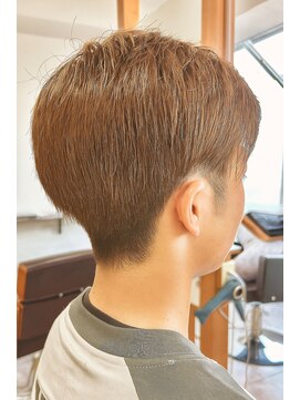 ハロヘアー(halo hair) ハイトーン×センターパート