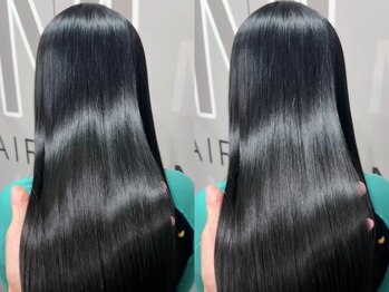 エムヘアサロン 高田馬場(M Hair Salon)の写真/美髪ストレート・縮毛矯正ならお任せください！ナチュラルな質感×艶感が叶う、自然な仕上がりが嬉しい♪