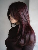 マーシー(MAAAAAC)&nbsp;【ヒエダ/カット】ベリーレッドロングレイヤー