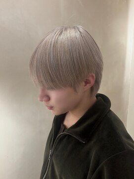 LUVISM 栄店/名古屋/ダブルカラー/ブリーチ/顔周りレイヤー/学割【5月1日OPEN(予定)】 ボブ/ミディアム/レイヤー/顔周りレイヤー/艶カラー/栄