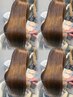【髪質改善】カット+透明感カラー+Oggiotto7step ¥11,000
