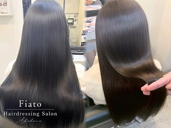 フィアート ヘアドレッシング サロン(Fiato Hairdressing Salon)の写真/【とにかくダメージレス♪】繰り返しても傷みにくい縮毛矯正で、自然で柔らかいストレートヘアに◇