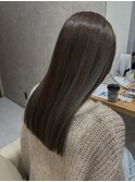 透明感溢れる＊赤みを抑えた大人可愛いツヤ髪アッシュグレー